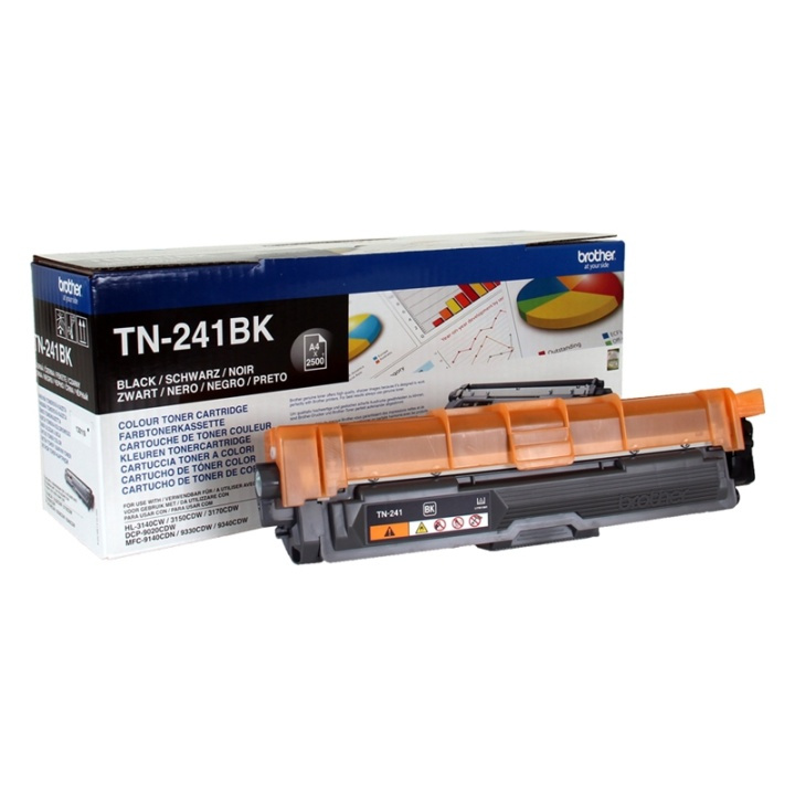 Brother TN-241BK Tonerkassett 1 styck Original Svart in de groep COMPUTERS & RANDAPPARATUUR / Printers & Accessoires / Inkt & Toner / Toner / Brother bij TP E-commerce Nordic AB (A15695)