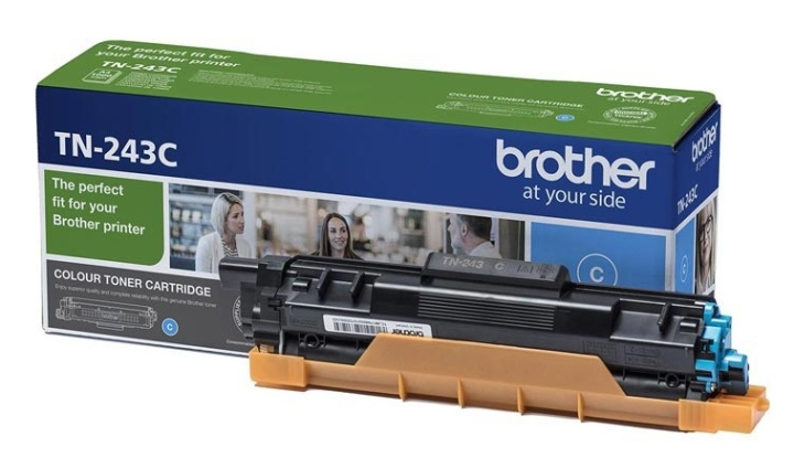 Brother TN-243C Tonerkassett 1 styck Original Cyan in de groep COMPUTERS & RANDAPPARATUUR / Printers & Accessoires / Inkt & Toner / Toner / Brother bij TP E-commerce Nordic AB (A15701)