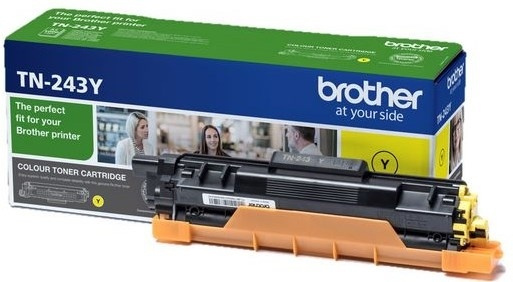 Brother TN-243Y Tonerkassett 1 styck Original Gul in de groep COMPUTERS & RANDAPPARATUUR / Printers & Accessoires / Inkt & Toner / Toner / Brother bij TP E-commerce Nordic AB (A15703)