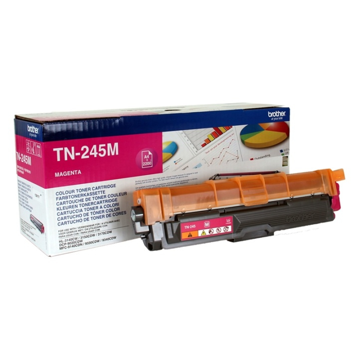 Brother TN-245M Tonerkassett 1 styck Original Magenta in de groep COMPUTERS & RANDAPPARATUUR / Printers & Accessoires / Inkt & Toner / Toner / Brother bij TP E-commerce Nordic AB (A15705)