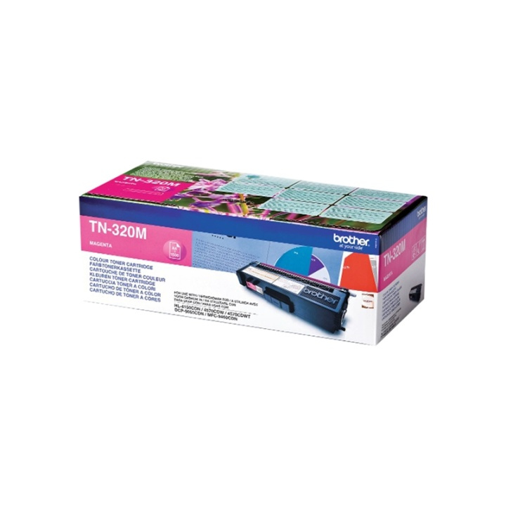 Brother TN-320M Tonerkassett 1 styck Original Magenta in de groep COMPUTERS & RANDAPPARATUUR / Printers & Accessoires / Inkt & Toner / Toner / Brother bij TP E-commerce Nordic AB (A15714)