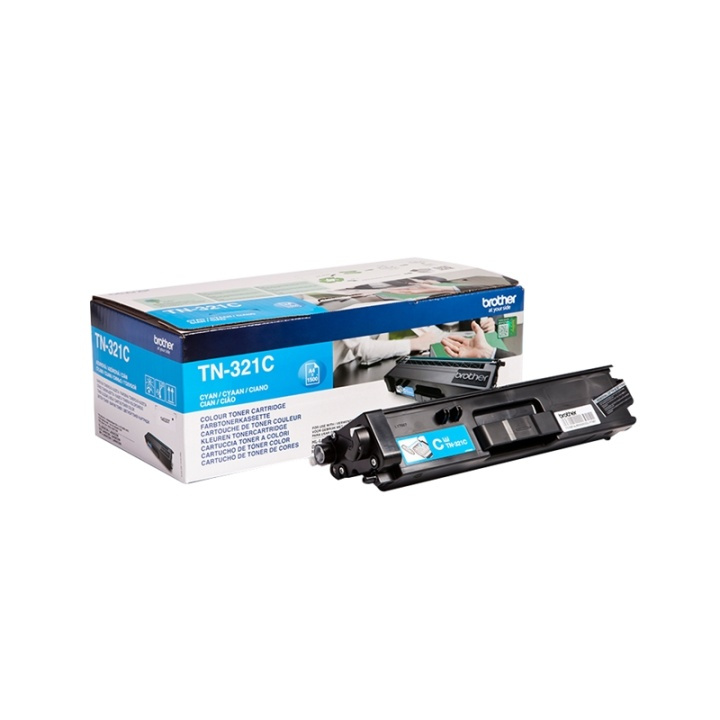 Brother TN-321C Tonerkassett 1 styck Original Cyan in de groep COMPUTERS & RANDAPPARATUUR / Printers & Accessoires / Inkt & Toner / Toner / Brother bij TP E-commerce Nordic AB (A15717)