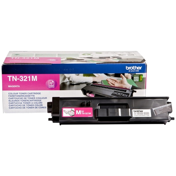 Brother TN-321M Tonerkassett 1 styck Original Magenta in de groep COMPUTERS & RANDAPPARATUUR / Printers & Accessoires / Inkt & Toner / Toner / Brother bij TP E-commerce Nordic AB (A15718)