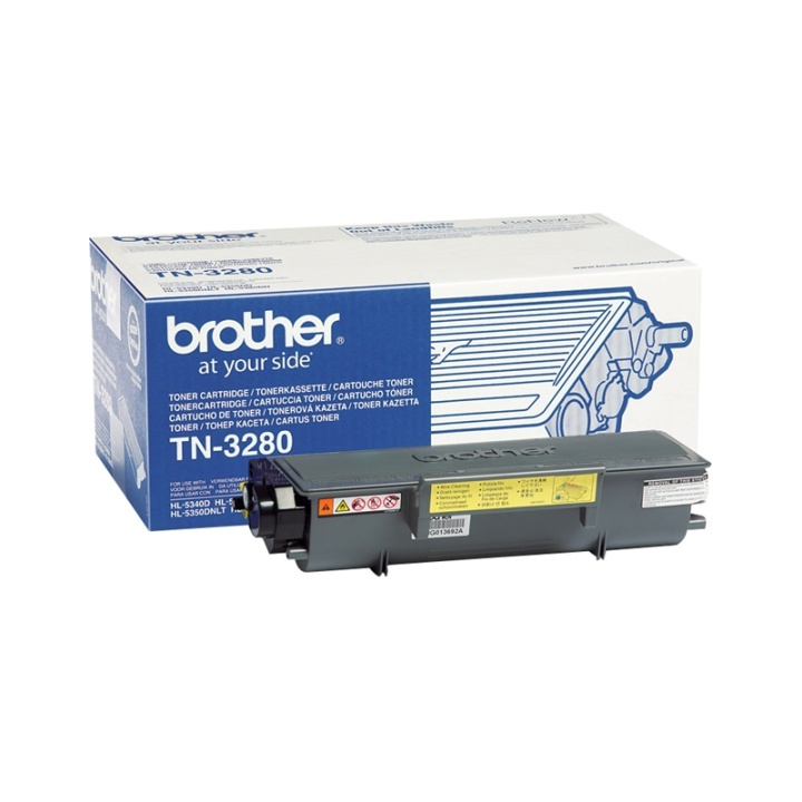 Brother TN-3280 Tonerkassett 1 styck Original Svart in de groep COMPUTERS & RANDAPPARATUUR / Printers & Accessoires / Inkt & Toner / Toner / Brother bij TP E-commerce Nordic AB (A15723)