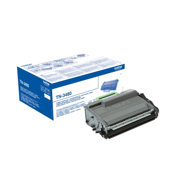 Brother TN-3480 Tonerkassett 1 styck Original Svart in de groep COMPUTERS & RANDAPPARATUUR / Printers & Accessoires / Inkt & Toner / Toner / Brother bij TP E-commerce Nordic AB (A15727)