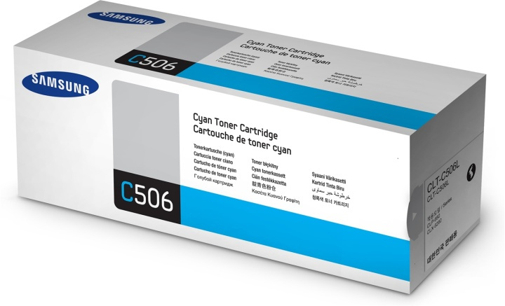 Samsung CLT-C506L Tonerkassett 1 styck Original Cyan in de groep COMPUTERS & RANDAPPARATUUR / Printers & Accessoires / Inkt & Toner / Toner / Samsung bij TP E-commerce Nordic AB (A15819)