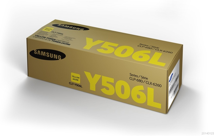 Samsung CLT-Y506L Tonerkassett 1 styck Original Gul in de groep COMPUTERS & RANDAPPARATUUR / Printers & Accessoires / Inkt & Toner / Toner / Samsung bij TP E-commerce Nordic AB (A15823)