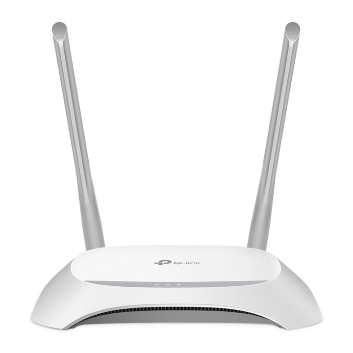 TP-LINK TL-WR840N trådlös router Snabb Ethernet Singel-band (2,4 GHz) Grå, Vit in de groep COMPUTERS & RANDAPPARATUUR / Netwerk / Routers bij TP E-commerce Nordic AB (A15920)