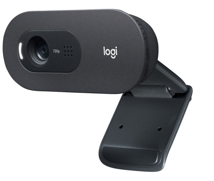 Logitech C505 webbkameror 1280 x 720 pixlar USB Svart in de groep COMPUTERS & RANDAPPARATUUR / Computeraccessoires / Webcamera\'s bij TP E-commerce Nordic AB (A16091)