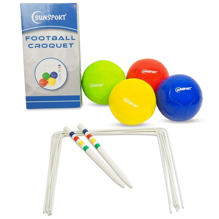 Sunsport Football Croquet in de groep SPEELGOED, KINDER- & BABYPRODUCTEN / Buitenspeelgoed / Tuinspeelgoed bij TP E-commerce Nordic AB (A16253)