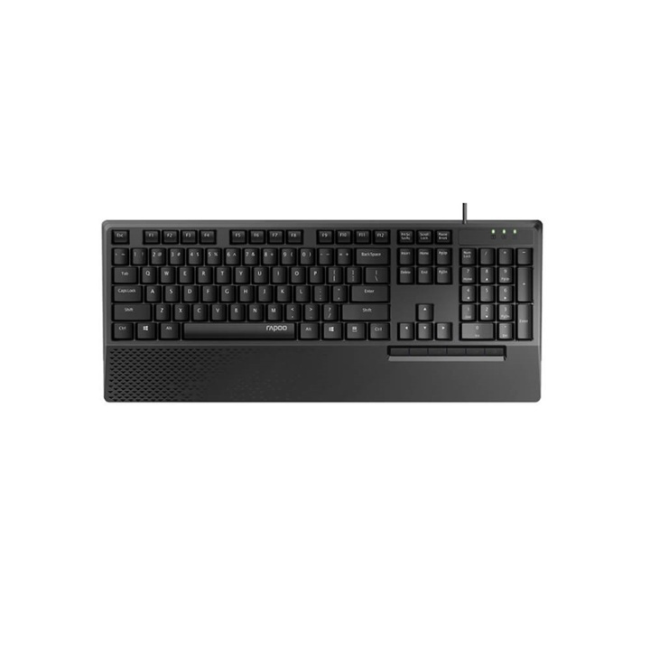 Rapoo Toetsenbord-/muisset NX2000 bedraad zwart in de groep COMPUTERS & RANDAPPARATUUR / Muizen en toetsenborden / Toetsenborden / Met kabel bij TP E-commerce Nordic AB (A16341)