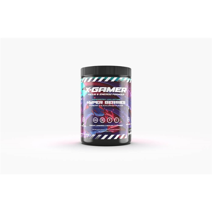X-GAMER X-Tubz Hyper Berries 600g in de groep COMPUTERS & RANDAPPARATUUR / GAMING / Energiedrankjes voor gamers bij TP E-commerce Nordic AB (A16373)