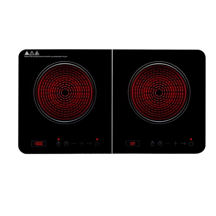 ALPINA Induction Cooker Dubble in de groep HUISHOUDEN & TUIN / Huishoudelijke apparaten / Werkbladen en kookplaat bij TP E-commerce Nordic AB (A16389)