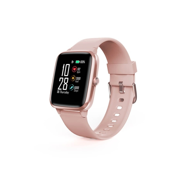 HAMA Fit Watch 5910 Smart Watch Rosé in de groep SPORT, VRIJE TIJD & HOBBY / Smartwatch & Activiteitsmeters / Smartwatches bij TP E-commerce Nordic AB (A16409)