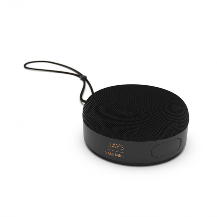 JAYS Speaker s-Go Mini Trådlös Black in de groep HOME ELECTRONICS / Audio & Beeld / Luidsprekers & accessoires / Bluetooth-luidsprekers / Draagbare luidsprekers bij TP E-commerce Nordic AB (A16444)