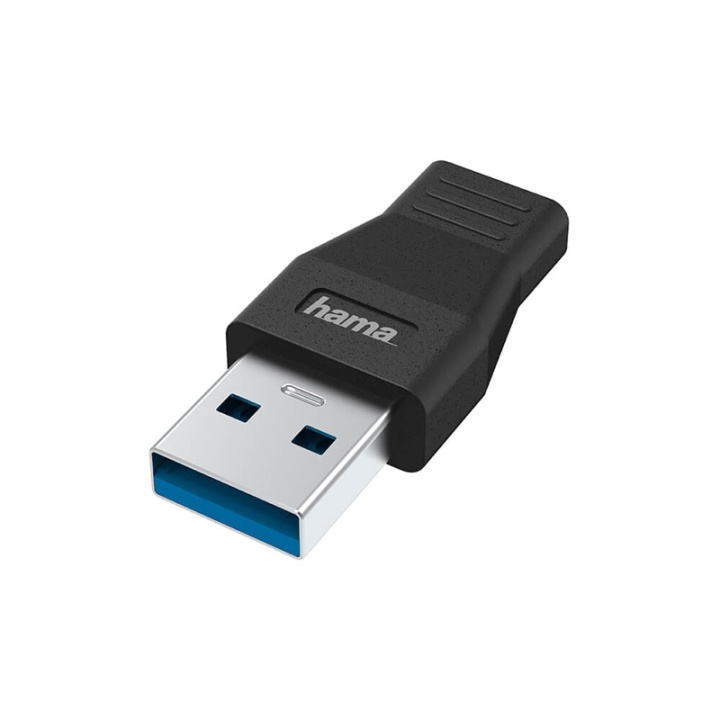 HAMA USB-A Adapter to USB-C USB 3.2 5Gbps in de groep COMPUTERS & RANDAPPARATUUR / Computerkabels / USB / USB-C bij TP E-commerce Nordic AB (A16467)