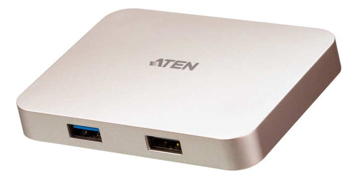 ATEN USB-C 4K Ultra Mini Dock - PD60W in de groep COMPUTERS & RANDAPPARATUUR / Computeraccessoires / USB-hubs bij TP E-commerce Nordic AB (A16580)