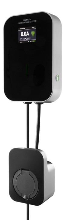 DELTACO e-Charge, Wallbox 1-phase 6-16A, Mode 3, type 2 in de groep AUTO / Laadkabels & Oplaadboxen voor Elektrische auto bij TP E-commerce Nordic AB (A16683)