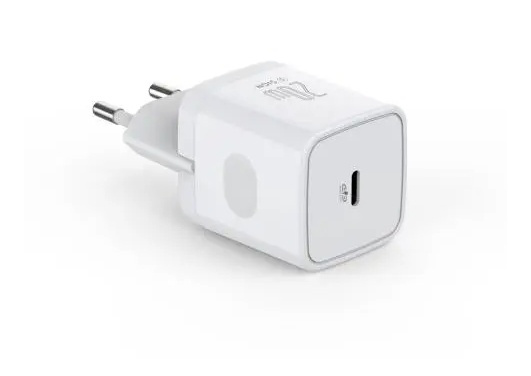 SiGN Wall Charger USB-C PD 20W - White in de groep SMARTPHONE & TABLETS / Opladers & Kabels / Wandoplader / Wandoplader Type C bij TP E-commerce Nordic AB (A16743)
