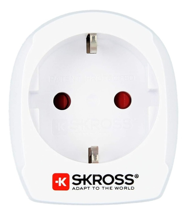 SKross Country Adapter Europe to Denmark in de groep HUISHOUDEN & TUIN / Elektriciteit & Verlichting / Reisadapters bij TP E-commerce Nordic AB (A16744)