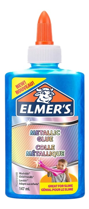 ELMER\'S 147ML METALLIC LIQUID GLUE BLUE in de groep HUISHOUDEN & TUIN / Kantoormateriaal / Tape/lijm bij TP E-commerce Nordic AB (A16788)