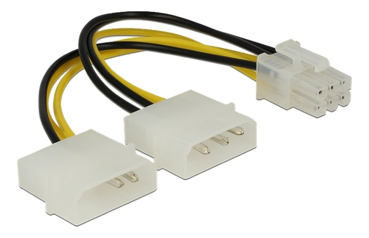 Delock Power cable for PCI Express Card 15cm in de groep COMPUTERS & RANDAPPARATUUR / Computerkabels / Interne / Stroomkabels & Adapters bij TP E-commerce Nordic AB (A16834)