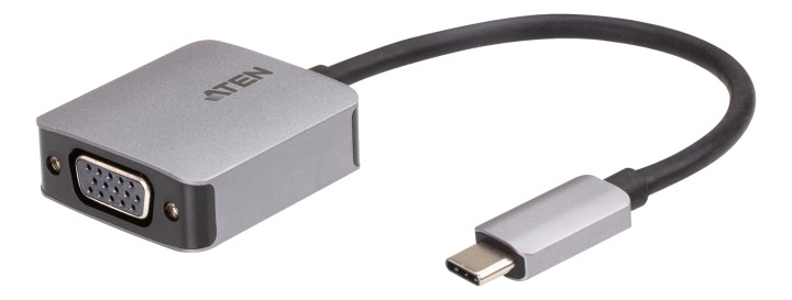 ATEN USB-C to VGA Adapter in de groep COMPUTERS & RANDAPPARATUUR / Computerkabels / USB / USB-C bij TP E-commerce Nordic AB (A16845)