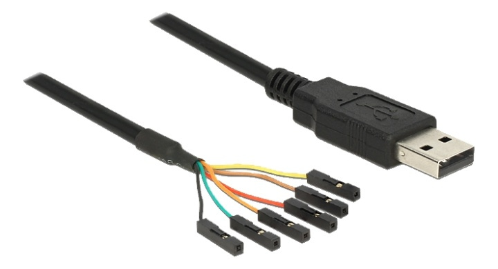 Delock USB 2.0 to Serial TTL Converter with 6 pin header female separa in de groep COMPUTERS & RANDAPPARATUUR / Computerkabels / USB / USB-A / Kabels bij TP E-commerce Nordic AB (A16852)