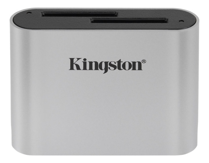 Kingston USB3.2 Gen1 Workflow Dual-Slot SDHC/SDXC UHS-II Card Reader in de groep HOME ELECTRONICS / Opslagmedia / Geheugenkaartlezer bij TP E-commerce Nordic AB (A16884)