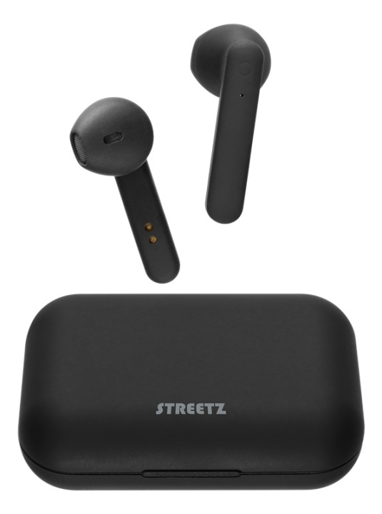 STREETZ True Wireless Stereo earbuds with charging case, semi-in-ear, in de groep HOME ELECTRONICS / Audio & Beeld / Koptelefoon & Accessoires / Koptelefoon bij TP E-commerce Nordic AB (A16943)