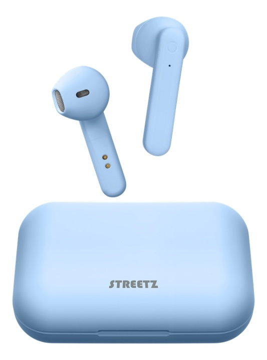 STREETZ True Wireless Stereo earbuds with charging case, semi-in-ear, in de groep HOME ELECTRONICS / Audio & Beeld / Koptelefoon & Accessoires / Koptelefoon bij TP E-commerce Nordic AB (A16944)