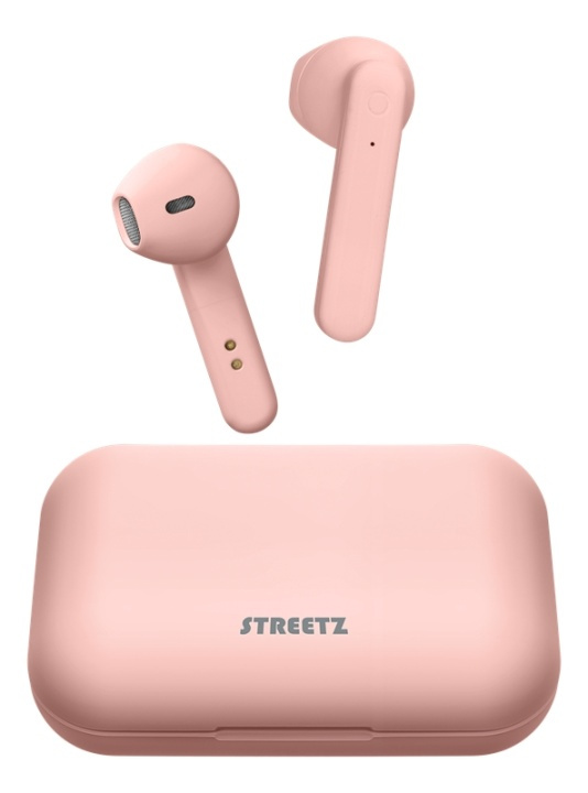 STREETZ True Wireless Stereo earbuds with charging case, semi-in-ear, in de groep HOME ELECTRONICS / Audio & Beeld / Koptelefoon & Accessoires / Koptelefoon bij TP E-commerce Nordic AB (A16945)
