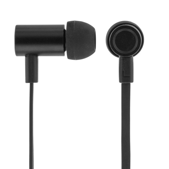 STREETZ in-ear headset, mikrofon, svarsknapp, 3,5mm, vattentäta, svart in de groep HOME ELECTRONICS / Audio & Beeld / Koptelefoon & Accessoires / Koptelefoon bij TP E-commerce Nordic AB (A16951)