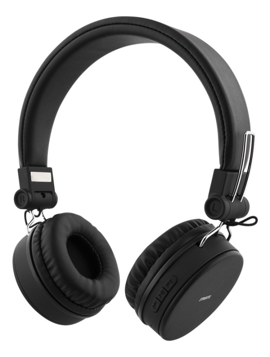 STREETZ Foldable on-ear BT headset, 3.5 mm, blackSTREETZ Foldable on-e in de groep HOME ELECTRONICS / Audio & Beeld / Koptelefoon & Accessoires / Koptelefoon bij TP E-commerce Nordic AB (A16954)
