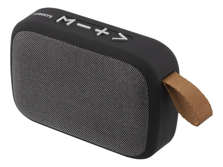 STREETZ Portable Bluetooth speaker, USB/TF/AUX/FM/handsfree, black in de groep HOME ELECTRONICS / Audio & Beeld / Luidsprekers & accessoires / Bluetooth-luidsprekers / Draagbare luidsprekers bij TP E-commerce Nordic AB (A16972)