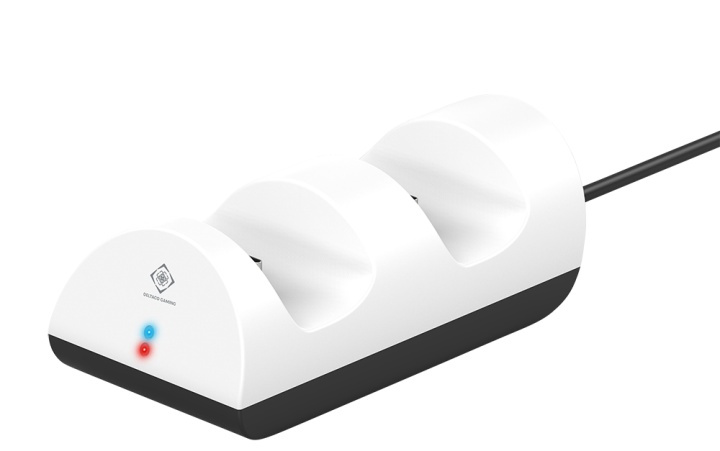 DELTACO GAMING Playstation 5 charging station for dual controllers in de groep HOME ELECTRONICS / Spelconsoles en accessoires / Sony PlayStation 5 / Accessoires bij TP E-commerce Nordic AB (A16989)