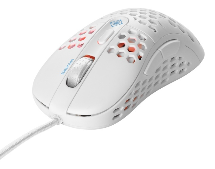 WHITE LINE WM85 Lightweight gaming mouse, white in de groep COMPUTERS & RANDAPPARATUUR / GAMING / Muizen bij TP E-commerce Nordic AB (A16996)