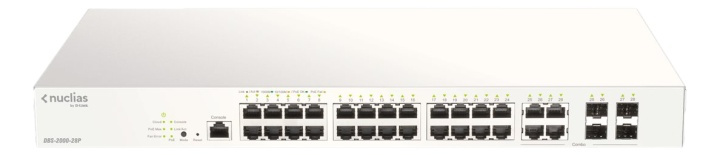 28-Port Gigabit PoE+ Nuclias Smart Managed Switch including 4x 1G Com in de groep COMPUTERS & RANDAPPARATUUR / Netwerk / Schakelaars bij TP E-commerce Nordic AB (A17066)