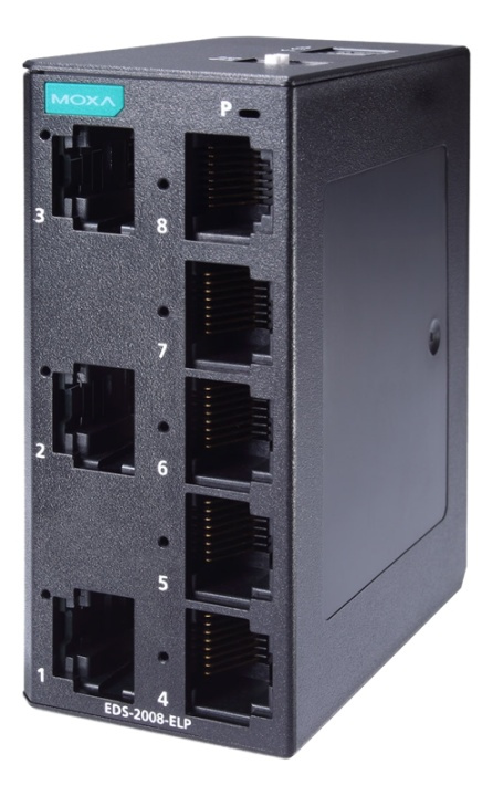 moxa 8-port entry-level unmanaged Ethernet switches in de groep COMPUTERS & RANDAPPARATUUR / Netwerk / Schakelaars / 10/100/1000Mbps bij TP E-commerce Nordic AB (A17070)