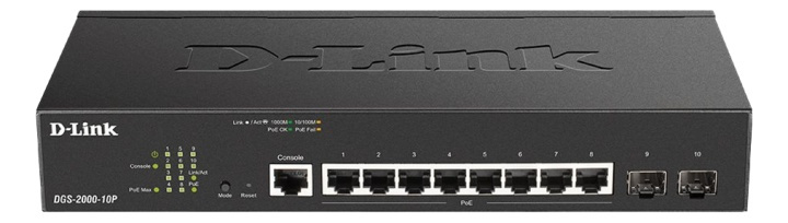 D-link 24-port Gigabit Managed Switch plus 4 Combo 1000BaseT/SFP in de groep COMPUTERS & RANDAPPARATUUR / Netwerk / Schakelaars / 10/100/1000Mbps bij TP E-commerce Nordic AB (A17075)