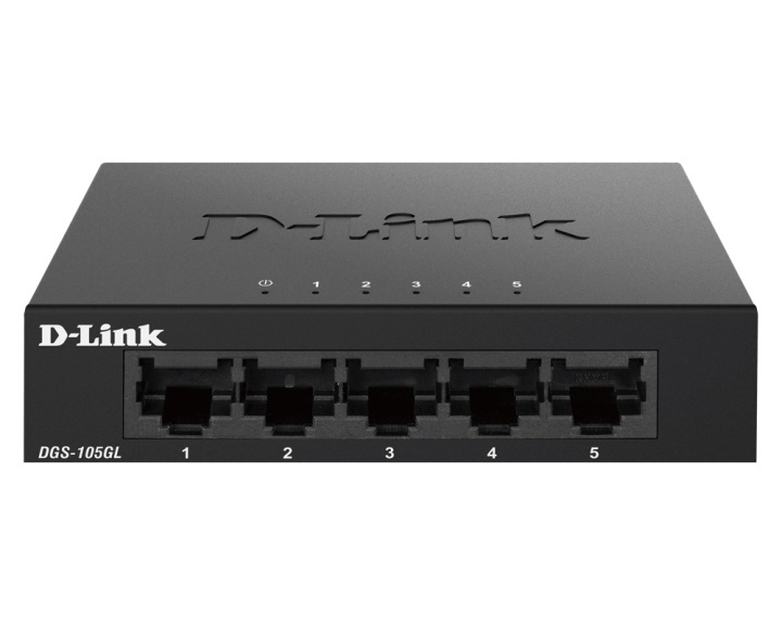 D-Link 5-Port Gigabit Ethernet Metal Housing Unmanaged Light Switch in de groep COMPUTERS & RANDAPPARATUUR / Netwerk / Schakelaars / 10/100/1000Mbps bij TP E-commerce Nordic AB (A17078)