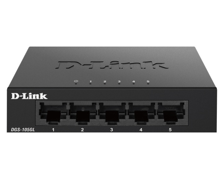 D-Link 5-Port Gigabit Ethernet Metal Housing Unmanaged Light Switch in de groep COMPUTERS & RANDAPPARATUUR / Netwerk / Schakelaars bij TP E-commerce Nordic AB (A17078)