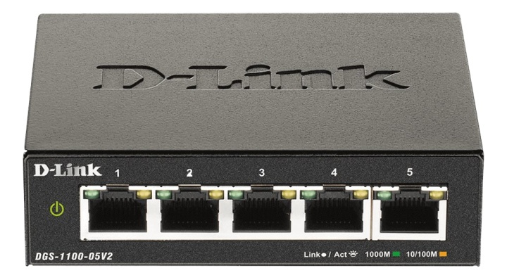 D-Link 5-Port Gigabit Smart Managed Switch in de groep COMPUTERS & RANDAPPARATUUR / Netwerk / Schakelaars bij TP E-commerce Nordic AB (A17079)