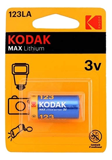 Kodak Kodak Max lithium 123LA battery (1 pack) in de groep HOME ELECTRONICS / Batterijen & Opladers / Batterijen / Overigen bij TP E-commerce Nordic AB (A17141)