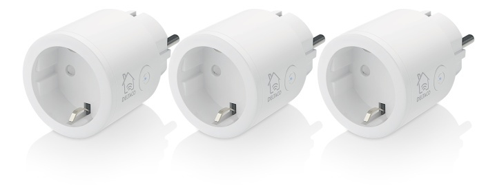 DELTACO SMART HOME schakelaar, WiFi, 1xCEE 7/3, 10A, timer, 3-pak in de groep HUISHOUDEN & TUIN / Smart home / Smart plugs bij TP E-commerce Nordic AB (A17193)