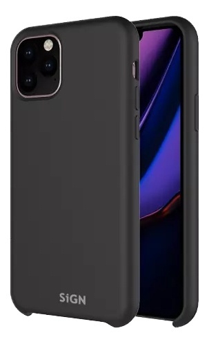 Sign Liquid Silicone hoesje voor iPhone 12 Pro Max, zwart in de groep SMARTPHONE & TABLETS / Mobielbescherming / Apple / IPL en laser / Springspeelgoed bij TP E-commerce Nordic AB (A17249)