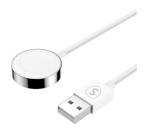 SiGN magnetic charger for Apple Watch, 2,5 W, 1,2 m white in de groep SMARTPHONE & TABLETS / Training, thuis & vrije tijd / Apple Watch & Accessoires / Accessoires bij TP E-commerce Nordic AB (A17378)