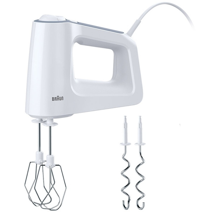 Braun Elvisp 500w Vit HM3100WH in de groep HUISHOUDEN & TUIN / Huishoudelijke apparaten / Keukentools & -apparatuur / Mixers bij TP E-commerce Nordic AB (A17566)