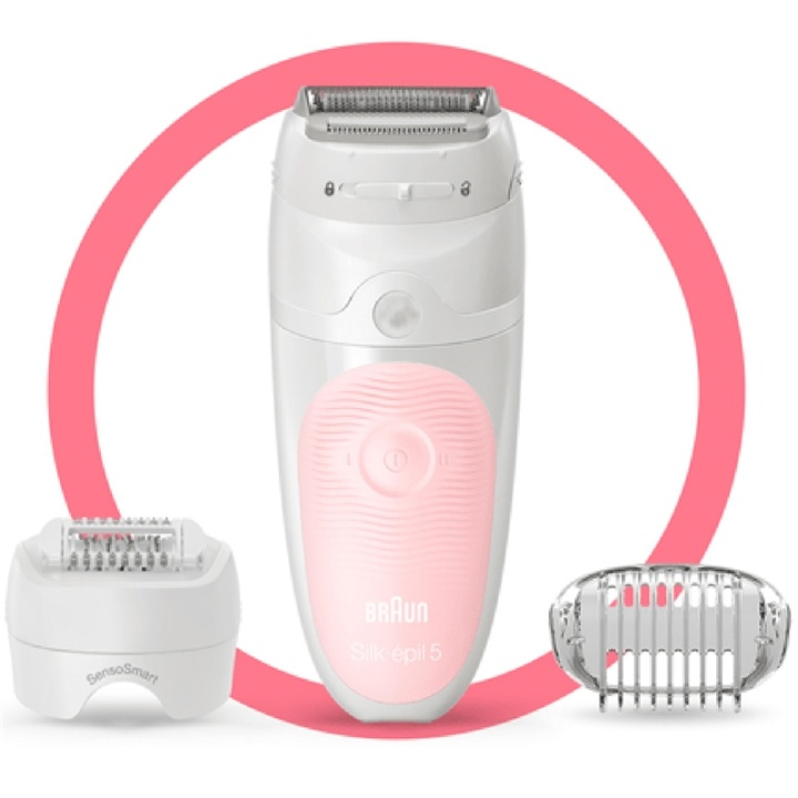 Braun Epilator Silk-Epil 5 5-620 in de groep BEAUTY & HEALTH / Haar & Styling / Ontharing / Epliators bij TP E-commerce Nordic AB (A17569)