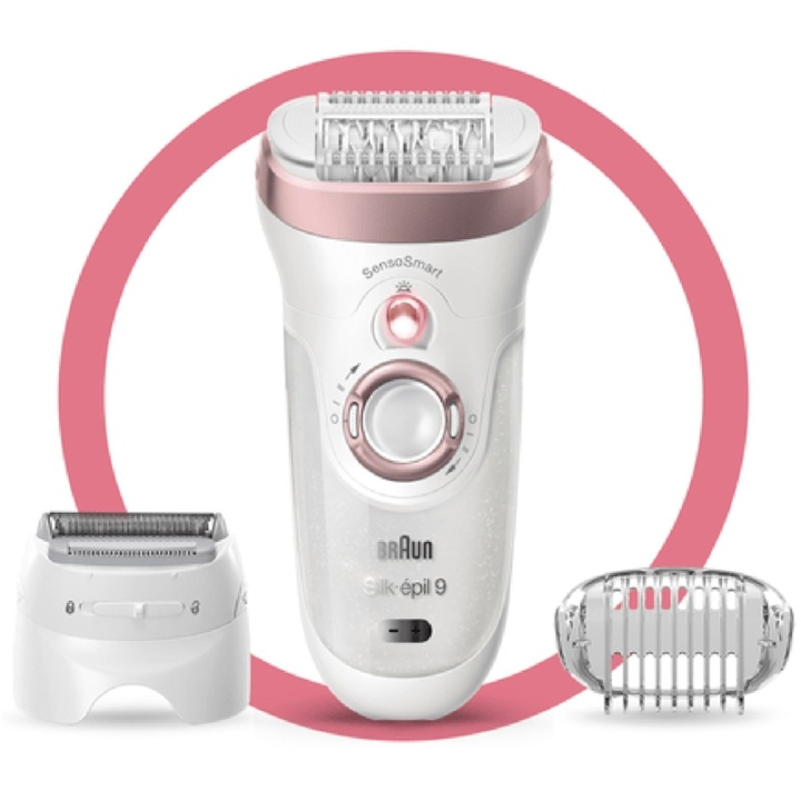 Braun Epilator Silk-Epil 9 9-720 in de groep BEAUTY & HEALTH / Haar & Styling / Ontharing / Epliators bij TP E-commerce Nordic AB (A17571)